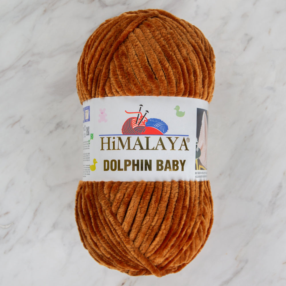Himalaya Dolphin Baby Kahverengi Kadife Bebek Yünü - 80378